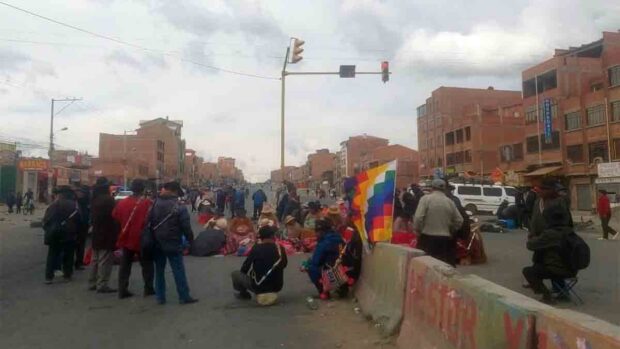bloqueo en El Alto