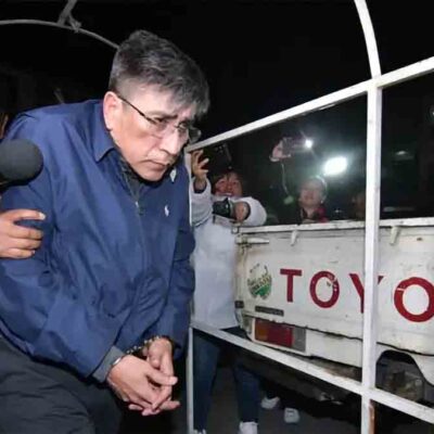 Ronald Casso es ingresado a celdas de la Felcc en La Paz