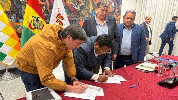 firma del acuerdo