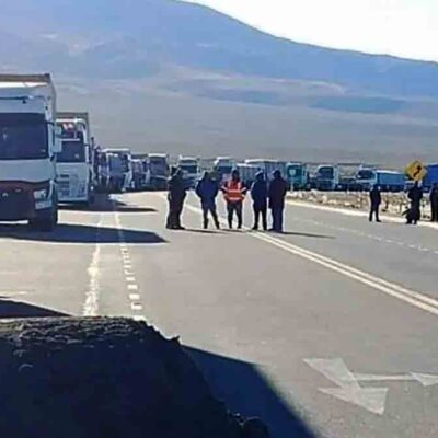 choferes varados por bloqueos