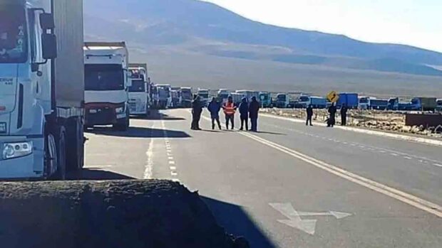choferes varados por bloqueos