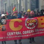 movilización de la COB en La Paz