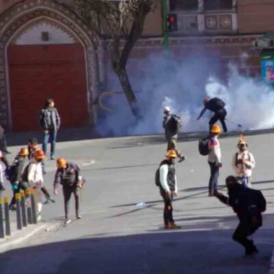 enfrentamientos en La Paz