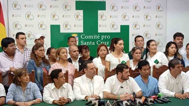 miembros del Comité Cívico cruceño