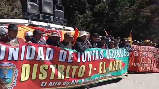 juntas vecinales de El Alto