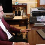 Edmand Lara en la audiencia virtual