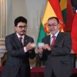 el canciller de Bolivia y el cónsul de Chile
