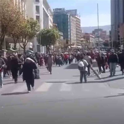 enfrentamientos en La Paz