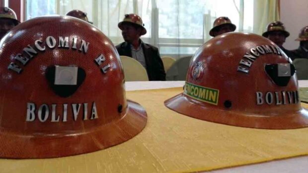 guardatojos de cooperativistas mineros