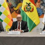 autoridades de Gobierno en la presentación del proyecto de nueva Ley de Electricidad