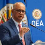 El secretario general de la Organización de los Estados Americanos (OEA), Albert Ramdin