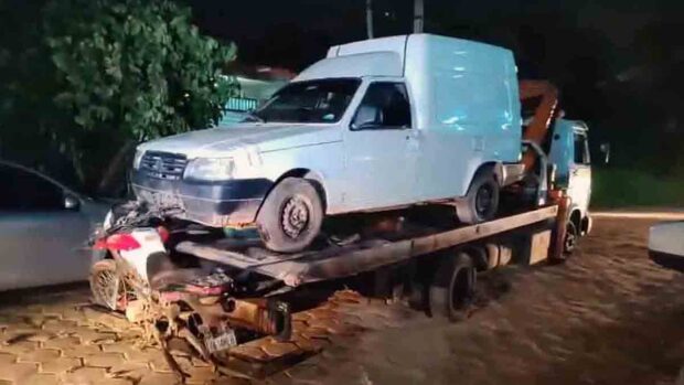 los vehículos secuestrados por la Policía