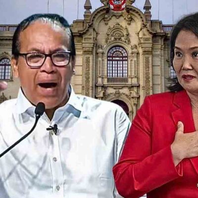 Roberto Sánchez y Keiko Fujimori