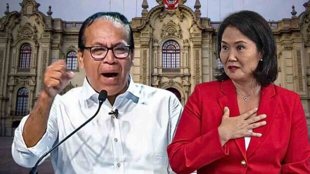 Roberto Sánchez y Keiko Fujimori