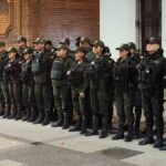 policías en Santa Cruz