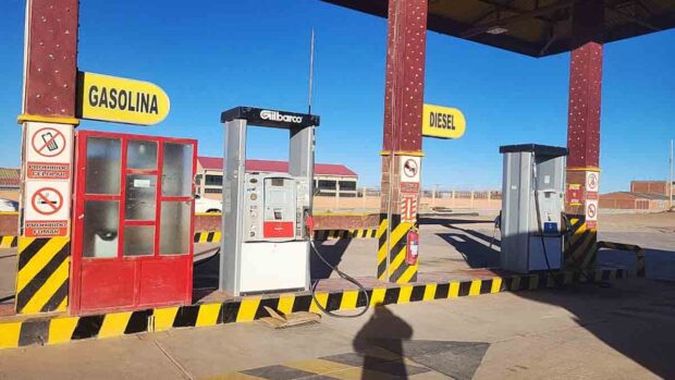 surtidor que vendió gasolina con agua en Potosí