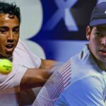 los tenistas bolivianos Hugo Dellien y Juan Carlos Prado