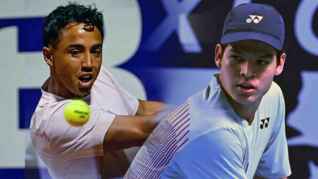 los tenistas bolivianos Hugo Dellien y Juan Carlos Prado