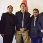 dirigentes del transporte libre con el ministro Zamora