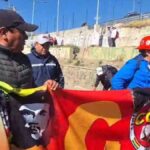 marcha de la COB hacia La Paz