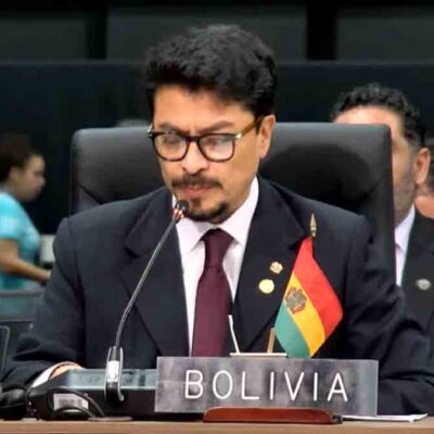 Fernando Aramayo, canciller de Bolivia en la OEA