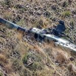 restos de la avioneta siniestrada