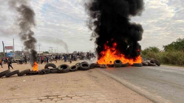 bloqueo en San Julián
