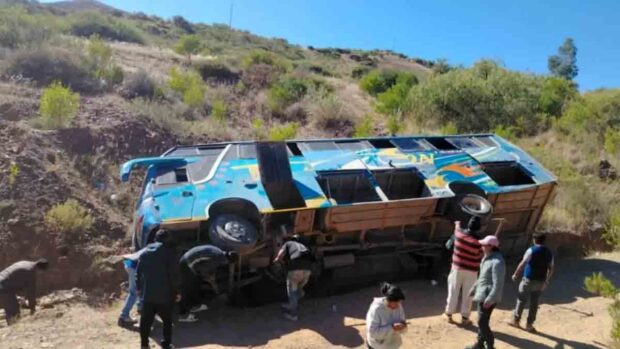 el bus que se accidentó