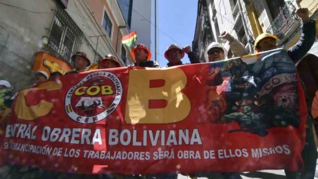 marcha de la COB
