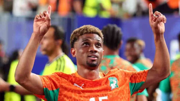 Amad Diallo festeja su gol
