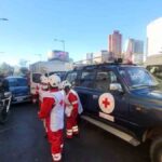 la caravana de la Cruz Roja