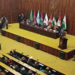 diálogo entre el Gobierno y la COB en el auditorio del BCB