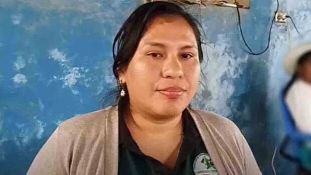 dirigente evista Yesenia Vargas