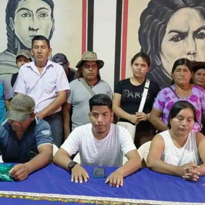 dirigentes de interculturales de Chimoré