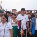 Evo Morales encabeza marcha contra el presidente Paz en el trópico de Cochabamba