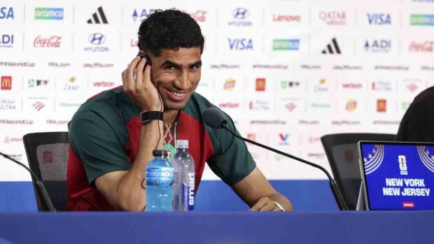 Achraf Hakimi, jugador de Marruecos