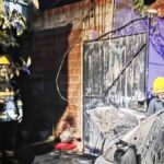 una casa se incendia en Sacaba