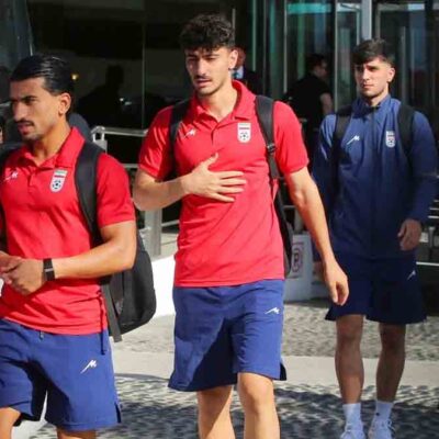jugadores de la Selección de Irán