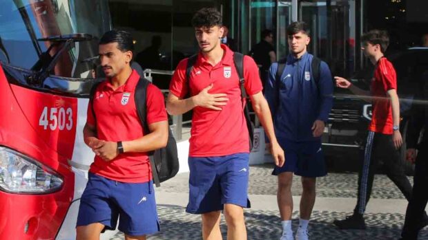 jugadores de la Selección de Irán