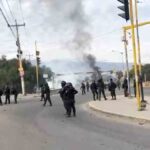 desbloqueo en río Khora