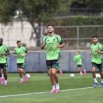 una práctica de la selección de México