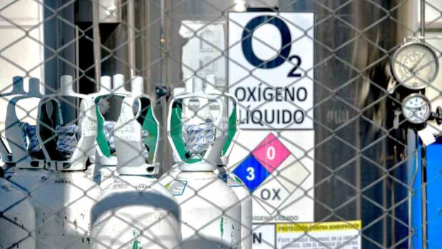 botellones de oxígeno medicinal