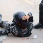 policía herido en operativo de desbloqueo en San Julián