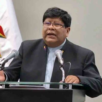 Eliser Roca, alcalde de El Alto.