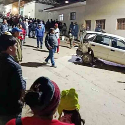 accidente en Moro Moro