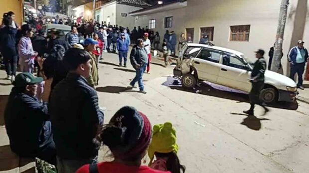 accidente en Moro Moro