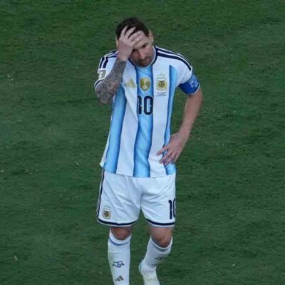 Messi llega a Rosario para descansar