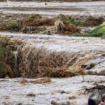 desborde de río Aguirre en Sacaba