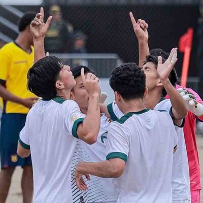 Bolivia gana a Ecuador en fútbol de playa