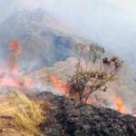 incendio en Yanacachi